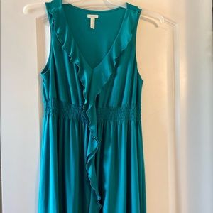 SOMA Teal Summer Dress Size Medium